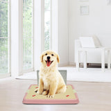 Pet Toilet Dog Potty Tray Detachable Cleaning Tool Litter Tray for Bathroom pink with wall - Aladdin Shoppers