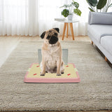 Pet Toilet Dog Potty Tray Detachable Cleaning Tool Litter Tray for Bathroom pink with wall - Aladdin Shoppers