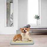 Pet Toilet Dog Potty Tray Detachable Cleaning Tool Litter Tray for Bathroom blue with wall - Aladdin Shoppers