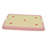 Pet Toilet Dog Potty Tray Detachable Cleaning Tool Litter Tray for Bathroom pink without wall - Aladdin Shoppers