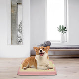 Pet Toilet Dog Potty Tray Detachable Cleaning Tool Litter Tray for Bathroom pink without wall - Aladdin Shoppers