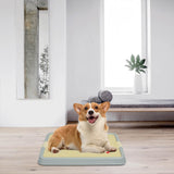 Pet Toilet Dog Potty Tray Detachable Cleaning Tool Litter Tray for Bathroom blue without wall - Aladdin Shoppers