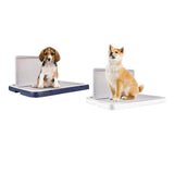 Dog Toilet Dog Potty Tray Washable Bedpan for Bunny Apartments Balcony blue gray - Aladdin Shoppers