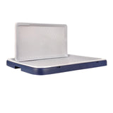 Dog Toilet Dog Potty Tray Washable Bedpan for Bunny Apartments Balcony blue gray - Aladdin Shoppers