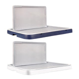 Dog Toilet Dog Potty Tray Washable Bedpan for Bunny Apartments Balcony blue gray - Aladdin Shoppers