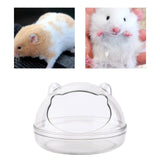 Maxbell Maxbell Hamster Sand Bath Container Basin Toilet for Supplies Cage Accessories Round M