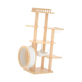 Maxbell Maxbell Kitten Cat Climbing Toy Tree Activity Stand Paper Pole Brown