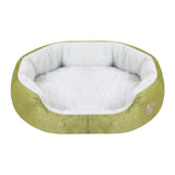 Maxbell Maxbell Pet Cat Bed Kennel Warm Soft 45x40x11cm Portable Pet Supplies Green