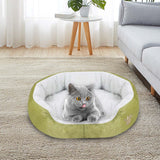 Maxbell Maxbell Pet Cat Bed Kennel Warm Soft 45x40x11cm Portable Pet Supplies Green