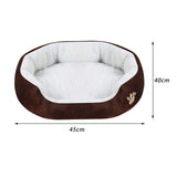 Maxbell Maxbell Pet Cat Bed Kennel Warm Soft 45x40x11cm Portable Pet Supplies Coffee