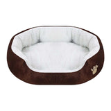 Maxbell Maxbell Pet Cat Bed Kennel Warm Soft 45x40x11cm Portable Pet Supplies Coffee