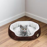 Maxbell Maxbell Pet Cat Bed Kennel Warm Soft 45x40x11cm Portable Pet Supplies Coffee