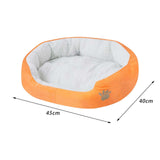 Maxbell Maxbell Pet Cat Bed Kennel Warm Soft 45x40x11cm Portable Pet Supplies Orange