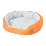 Maxbell Maxbell Pet Cat Bed Kennel Warm Soft 45x40x11cm Portable Pet Supplies Orange