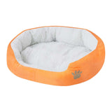 Maxbell Maxbell Pet Cat Bed Kennel Warm Soft 45x40x11cm Portable Pet Supplies Orange