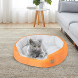 Maxbell Maxbell Pet Cat Bed Kennel Warm Soft 45x40x11cm Portable Pet Supplies Orange