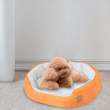 Maxbell Maxbell Pet Cat Bed Kennel Warm Soft 45x40x11cm Portable Pet Supplies Orange