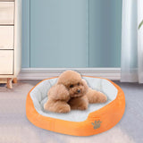 Maxbell Maxbell Pet Cat Bed Kennel Warm Soft 45x40x11cm Portable Pet Supplies Orange