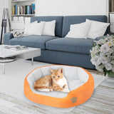 Maxbell Maxbell Pet Cat Bed Kennel Warm Soft 45x40x11cm Portable Pet Supplies Orange