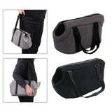 Maxbell Maxbell Pet Carrier Bag Detachable Shoulder Bag with Shoulder Strap for Walking black