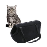 Maxbell Maxbell Pet Carrier Bag Detachable Shoulder Bag with Shoulder Strap for Walking black