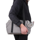 Maxbell Maxbell Pet Carrier Bag Detachable Shoulder Bag with Shoulder Strap for Walking gray