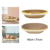 Maxbell Maxbell Cat Scratcher Lounge Sleeping Board Crafts Furniture Protective Pet Supplies Round Diameter 46cm