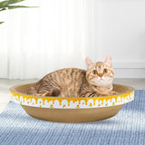 Maxbell Maxbell Cat Scratcher Lounge Sleeping Board Crafts Furniture Protective Pet Supplies Round Diameter 46cm