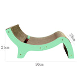 Maxbell Maxbell Durable Cat Scratch Pad Pet Supply Corrugated Board Protector Your Furniture Green