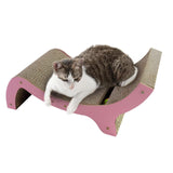 Maxbell Maxbell Durable Cat Scratch Pad Pet Supply Corrugated Board Protector Your Furniture Pink