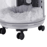 Maxbell Maxbell Cat Trolley Case Bag Pet Carrier Breathable for Puppy Kitten Kitty Hiking Argent