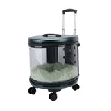 Maxbell Maxbell Cat Trolley Case Bag Pet Carrier Breathable for Puppy Kitten Kitty Hiking Green