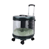 Maxbell Maxbell Cat Trolley Case Bag Pet Carrier Breathable for Puppy Kitten Kitty Hiking Green
