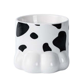 Maxbell Maxbell Cute Cat Dog Bowl Feeding Dish Smooth Surface Easy Cleaning for Drinking White