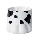 Maxbell Maxbell Cute Cat Dog Bowl Feeding Dish Smooth Surface Easy Cleaning for Drinking White