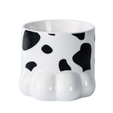 Maxbell Maxbell Cute Cat Dog Bowl Feeding Dish Smooth Surface Easy Cleaning for Drinking White