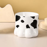 Maxbell Maxbell Cute Cat Dog Bowl Feeding Dish Smooth Surface Easy Cleaning for Drinking White
