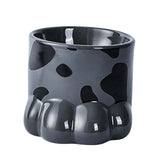 Maxbell Maxbell Cute Cat Dog Bowl Feeding Dish Smooth Surface Easy Cleaning for Drinking Gray