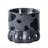 Maxbell Maxbell Cute Cat Dog Bowl Feeding Dish Smooth Surface Easy Cleaning for Drinking Gray