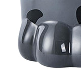 Maxbell Maxbell Cute Cat Dog Bowl Feeding Dish Smooth Surface Easy Cleaning for Drinking Gray
