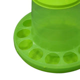 Chicken Feeder with Feeding Holes Hanging feed Dispenser Visible for Duck 12kg - Aladdin Shoppers