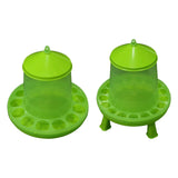 Chicken Feeder with Feeding Holes Hanging feed Dispenser Visible for Duck 12kg - Aladdin Shoppers
