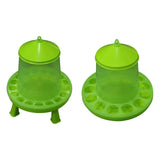 Chicken Feeder with Feeding Holes Hanging feed Dispenser Visible for Duck 12kg - Aladdin Shoppers