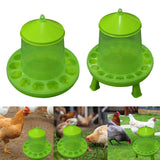 Chicken Feeder with Feeding Holes Hanging feed Dispenser Visible for Duck 12kg - Aladdin Shoppers
