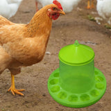 Chicken Feeder with Feeding Holes Hanging feed Dispenser Visible for Duck 12kg - Aladdin Shoppers