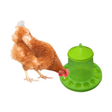 Chicken Feeder with Feeding Holes Hanging feed Dispenser Visible for Duck 12kg - Aladdin Shoppers