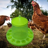 Chicken Feeder with Feeding Holes Hanging feed Dispenser Visible for Duck 12kg - Aladdin Shoppers