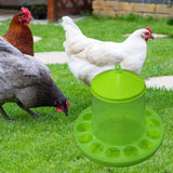 Chicken Feeder with Feeding Holes Hanging feed Dispenser Visible for Duck 12kg - Aladdin Shoppers