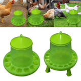Chicken Waterer Automatic Poultry Feeder for Birds Guinea Fowl Peacocks 31x29cm With Bracket - Aladdin Shoppers