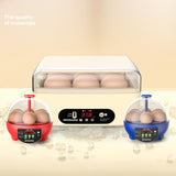 Desktop Digital Egg Incubator Egg Turner Poultry Hatcher for Hatching Quail 5 Manual Egg Turning - Aladdin Shoppers